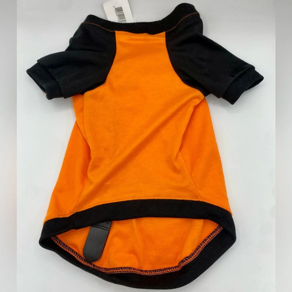 RUBIE'S LED HALLOWEEN SHIRT - Orange Black Light Up LED Pumpkin Mediumn - Picture 3 of 7